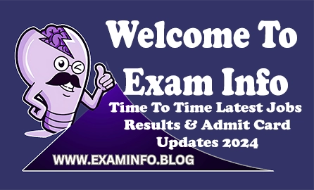 Exam Info Website Welcome image / abouts image