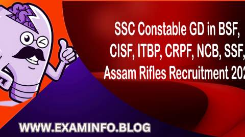 SSC Constable GD in BSF CISF Assam Rifles Recruitment 2023